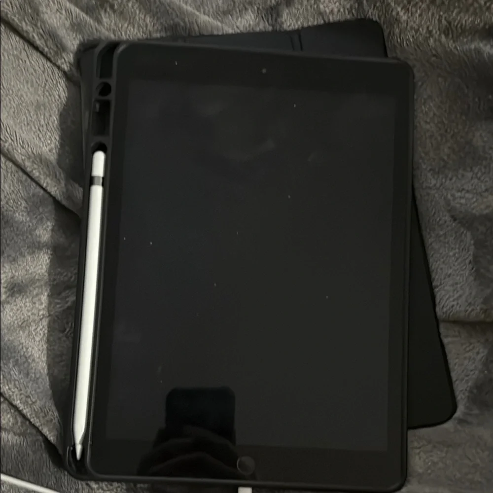 Black Tablet with Stylus